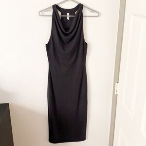 A+ Ellen Ribbed Midi Bodycon Racer Back Dress